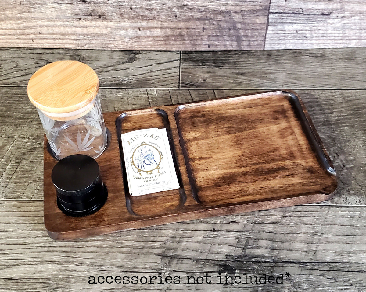 Wooden Rolling Tray,marijuana Accessories for Men,smoke Rolling Tray,smoke  Gifts,rolling Tray Organizer,custom Wood Rolling Tray 