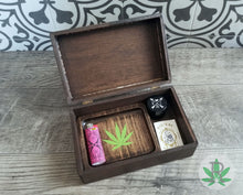 Load image into Gallery viewer, Cannabis Leaf Engraved Herb Grinder, Weed Grinder, Spice Grinder, 420, Marijuana, Cannabis, Smoker Gift, Stoner Gift