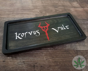 Personalized Wood Rolling Tray, Custom Weed Tray Marijuana Leaf, Cannabis Leaf Tobacco Tray, 420 Smoker Gift, Stoner Gift, Marijuana Gift