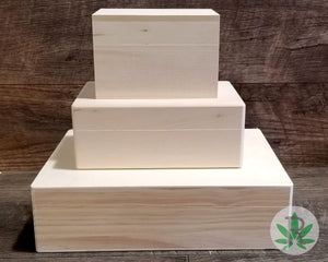 Black Wood Stash Box with Engraved Cannabis Leaf, Herb Holder, Pot Box, Stoner Gift, Marijuana Storage Accessories, Weed Supplies, Smoker