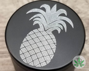 Pineapple Engraved Herb Grinder, Weed Grinder, Spice Grinder, 420, Marijuana, Cannabis, Smoker Gift, Stoner Gift