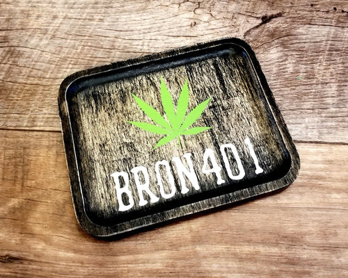 Custom Wood Rolling Tray, Personalized Tray Marijuana Leaf, Cannabis Leaf Tobacco Tray, 420 Gift, Stoner Gift, Weed Gift, Marijuana Gift