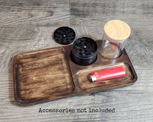 Wood Rolling Tray, Custom Weed Tray, Cannabis Smoker Accessories, Joint Tray, Tobacco Tray, Pot Gift, 420 Gift, Stoner Gift, Marijuana Gift