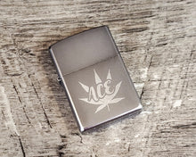 Load image into Gallery viewer, Personalized Engraved Windproof Lighter, Custom Official Brand Refillable Lighter with Your Choice of Text