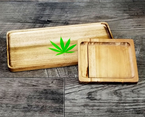 Wood Rolling Tray with Quote Inhale Exhale, Cannabis or Tobacco Tray, Weed  Gift, Marijuana Accessories, Smoker Gift